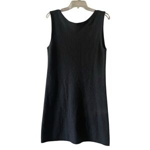 ALLUDE 100% Cashmere Tank Sleeveless Sweater Dress Dark Gray Large